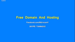 Free Domain and Hosting Registration domaintk [upl. by Ettennat]