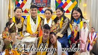 Sikkimese Bhutias Wedding Tenzing Dolma weds Phurba Tempa gyatso la vlog wedding bhutia sikkim [upl. by Leahcimnhoj]