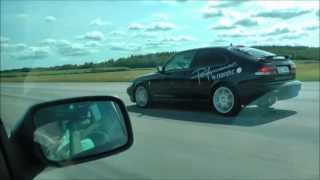 Volvo S40 420hp Autotech vs Saab 93 440hp Nordic Uhr [upl. by Yenobe]