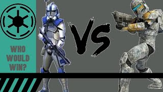 STAR WARS Arc troopers vs clone commandos [upl. by Retse404]