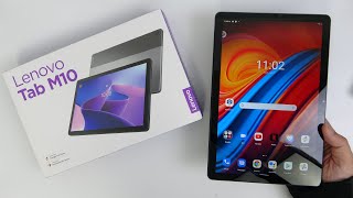 Lenovo Tab M10 3rd Gen Unboxing  HandsOn Design Unbox Set Up new Camera Test [upl. by Ahsiyn]