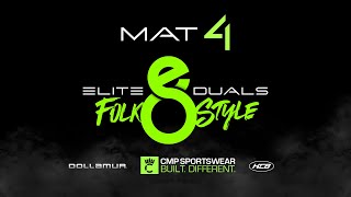 Mat 4  2024 Elite 8 Duals  Folkstyle [upl. by Vachell141]