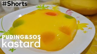 Resepi Puding dan Sos Kastard Shorts YouTubeShorts [upl. by Sarad]