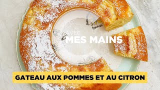 Gâteau moelleux aux pommes et au citron [upl. by Sihtnyc]