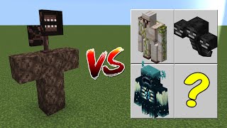 Siren Head vs Minecraft Mobs [upl. by Tnecniv90]