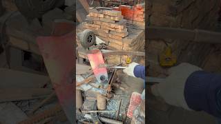 Making Hoe Process trending handmade swordmaking shortvideo sword makingsword blade knife [upl. by Idnarb]