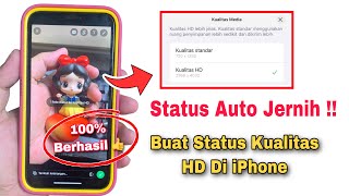 Cara Upload Status WA HD iPhone Terbaru [upl. by Sregor668]