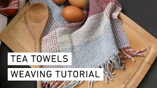 Tea Towels Weaving Kit Tutorial  Funem Studio x Studio Stiller [upl. by Salema97]