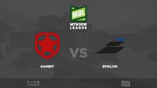 Gambit vs Epsilon  ESEA Premier Season 24  decobblestone CrystalMay [upl. by Deryl399]