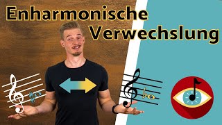 Enharmonische Verwechslung  Warum Töne verschiedene Namen haben können [upl. by Nibroc933]