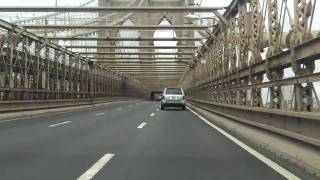 Brooklyn Bridge westbound 2010 ALTERNATE TAKE [upl. by Nirrad891]