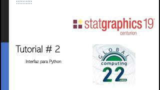 Tutorial Statgraphics Interfaz de Python [upl. by Ethben867]