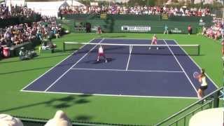 PetrovaKirilenko vs BenesovaZahlavovaStrycova  2012 BNP Paribas Open [upl. by Siro426]