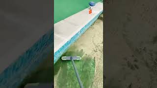 A pool cleaning 🧹 with trick [upl. by Novahc]