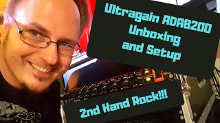 Behringer Ultragain ADA8200  Unboxing and Setup [upl. by Ennairb895]