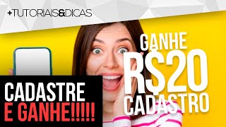 ⚡ CADASTRE e GANHE 20 REAIS  APP Pagando no Cadastro  PROMOÇÃO TOP PampG e RecargaPay [upl. by Namie]