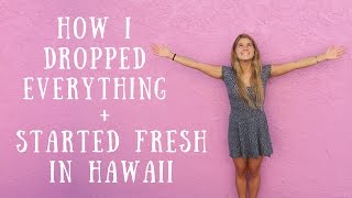 HOW I DROPPED EVERYTHING amp STARTED FRESH IN HAWAII  VLOGMAS DAY 20 [upl. by Odelle]