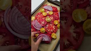 Roasted Tomatoes Tart  Ka Tariqa  food cooking recipe trending music youtubeshorts youtube [upl. by Arretal]