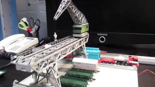 TRIX 66105 DCC crane vid1 quick look [upl. by Noleta783]