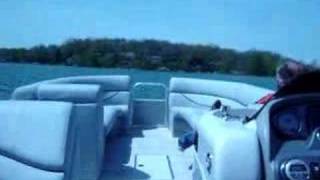 600 HP South Bay Trifecta Pontoons Fastest pontoon [upl. by Sillig]