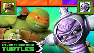 TMNT Fight Scenes WITH HEALTHBARS 🎮  vs Kraang Metalhead  More  Teenage Mutant Ninja Turtles [upl. by Paten]