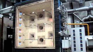 Furnace Construction  3m x 3m Fire Resistance Test Furnace [upl. by Garcia896]