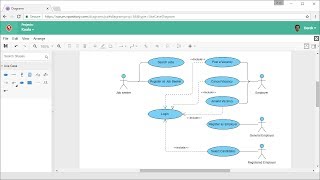 How to Draw Use Case Diagram Online [upl. by Hamilton]