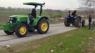 john deere 5050E New holland TT55 [upl. by Scarlett]