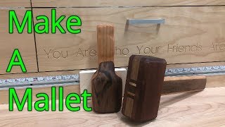 Make Wooden Mallets  Joiners Mallet  Carvers Mallet [upl. by Corsiglia533]