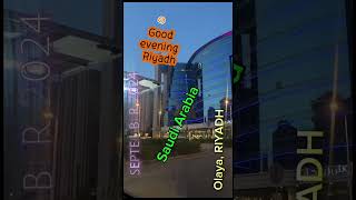 Good evening Olaya Riyadh G roadtrip riyadh saudiarabia roaming walking viralvideo viral [upl. by Stander]