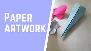 paper hand work  Origami  How to make paper craft from A4 paper part 1 [upl. by Mollee]