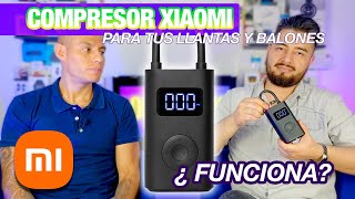 Compresor Portátil XIAOMI ¿DE VERDAD FUNCIONA  Review y Características [upl. by Yelha]