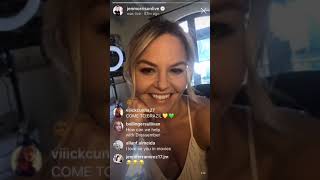 Jennifer Morrison Insta Live  Dressember [upl. by Ennylhsa324]