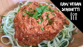 Raw Vegan Spaghetti [upl. by Yunick]