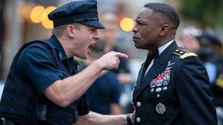 Racist Cop Humiliates Decorated Black Army General Unaware of His True Identity [upl. by Anoik730]