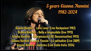 5 years Gianna Nannini19822024 giannanannini pop rock rockmusic popmusic music [upl. by Ramon]