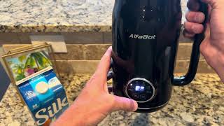 Alfabot Nut Milk Maker Review [upl. by Mayberry446]