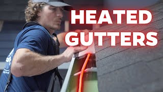 What Are Heated Gutters Prevent Ice Damming [upl. by Assilen]