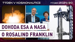 Týden v kosmonautice 202420  Dohoda ESA a NASA o Rosalind Franklin [upl. by Pail]