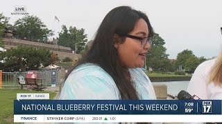 7A  National Blueberry Fest blooms for its 60th year in South Haven [upl. by Aleakcim]