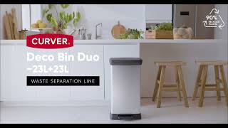 CURVER Deco Bin Duo 2323L [upl. by Crowley816]