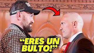 TYSON FURY Y OLEKSANDR USYK CASI A LAS MANOS [upl. by Nnylak]