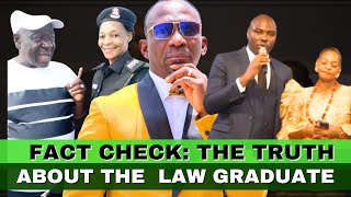 FACT CHECK The Truth About The Law Graduate Disgraced By Paul Enenche [upl. by Ahsied136]