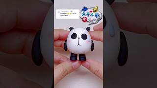 Panda🐼 clay clayart panda shots [upl. by Ahsiela]