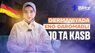 Germaniyada TOP 10 ta kasb 🔝 [upl. by Oballa]