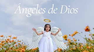 ♥️Ángeles de Dios  Ángeles vuelan  Canción infantil 😇👼👼🏻👼🏼👼🏽👼🏾♥️ [upl. by Adnirem]