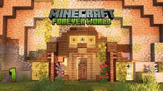 Starting My Chill Forever World  Minecraft 121 Survival Lets Play  01 [upl. by Jacinthe]