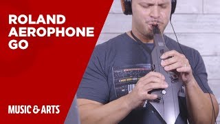 Roland Aerophone Go  Digital Wind Instrument [upl. by Aerdnahs642]