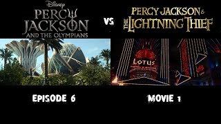 Percy Jackson and the Olympians Scene COMPARISON  S1E6 vs Movie [upl. by Senzer]