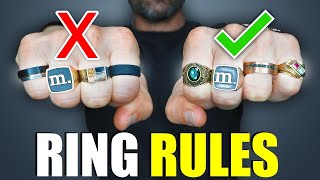 How to PROPERLY Wear Rings as a Man 8 Ring Wearing Rules  Meaning amp Symbolism [upl. by Asaret]